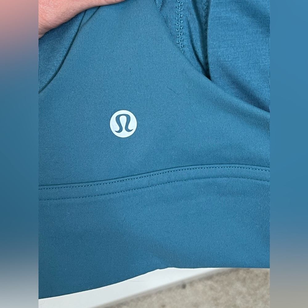 Lululemon Wunder Train Longline Bra Medium Support C/D Cup in Capture Blue - Picture 3 of 5